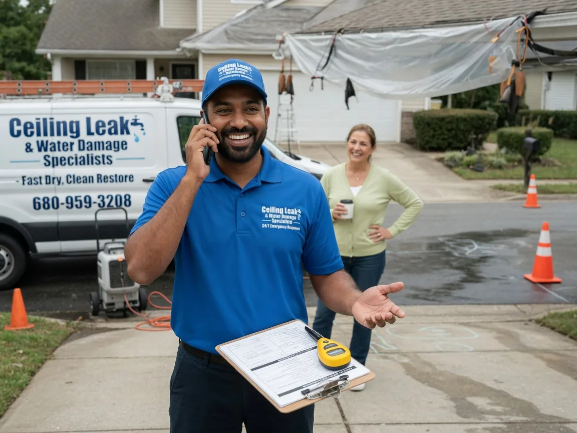 Ceiling Leak Cleanup Portersville, PA FAQs